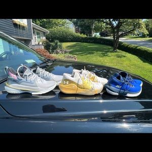 Steph Curry Under Armour Shoe lot SC 3zero III Floral VII